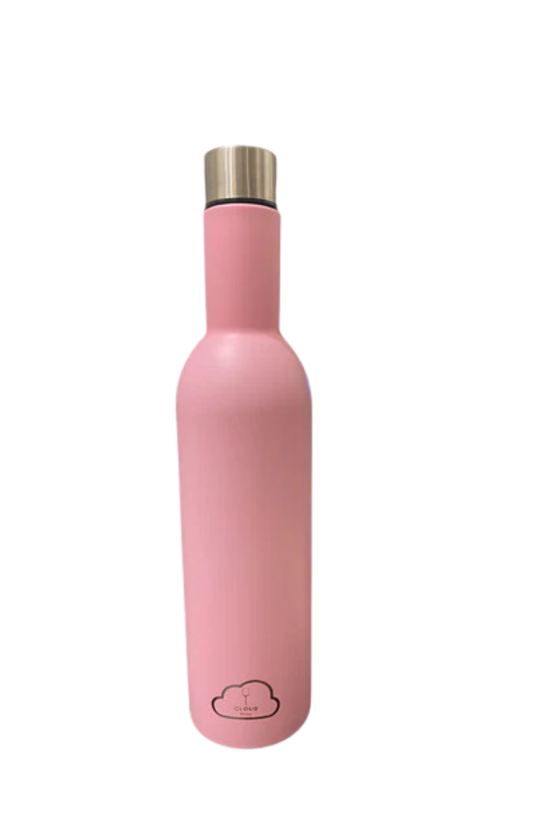 Kiss Me Pink Cloud Wine Bottle