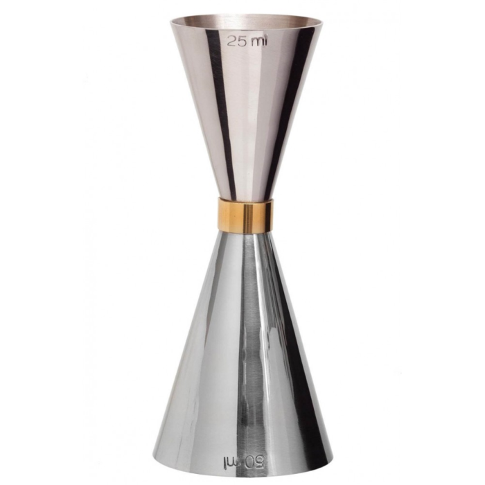 Mezclar Preciso Gold Banded Jigger 25/50ml (3180)