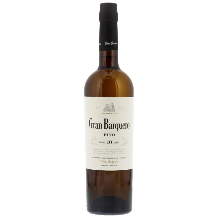 Gran Barquero Fino 37.5cl
