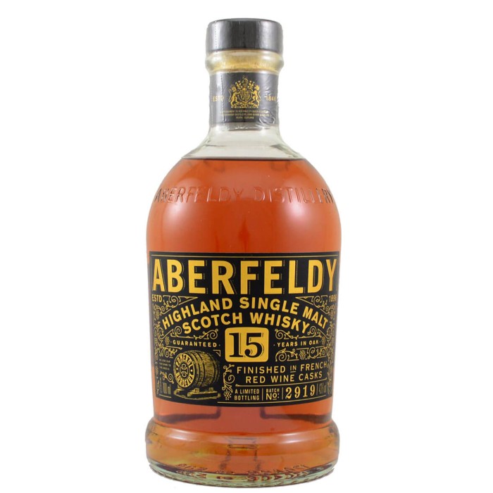Aberfeldy 15 Year Old Single Malt