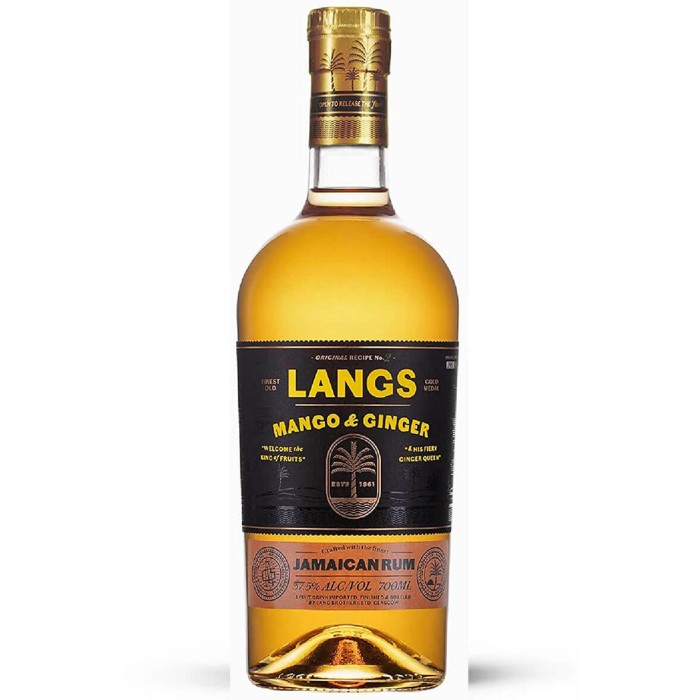 Langs Mango & Ginger Jamaican Rum