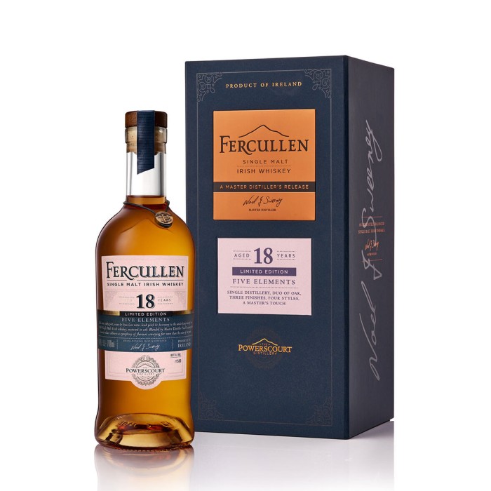 Fercullen Five Elements 18 Year Old Single Malt Limited Edition