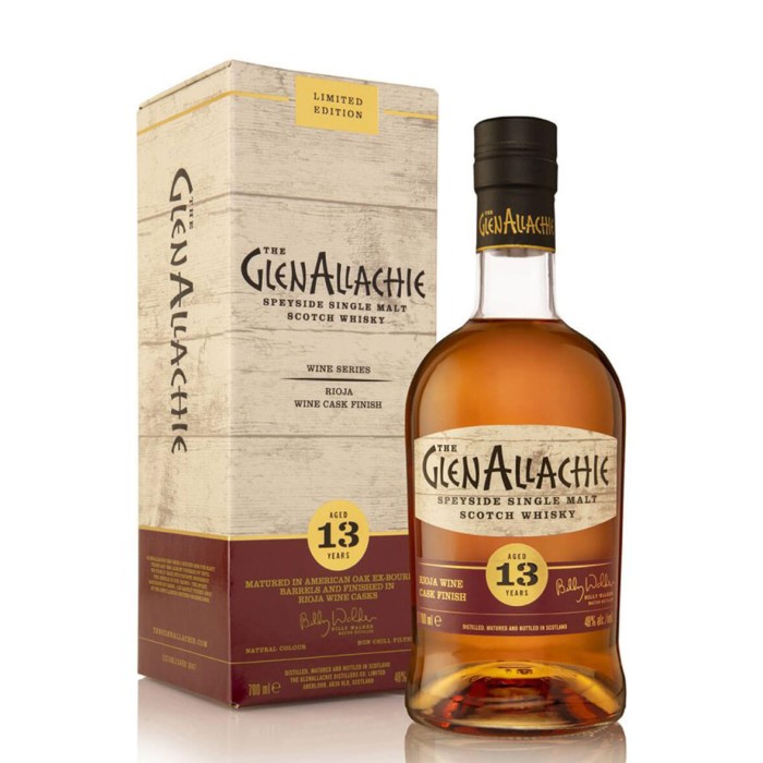 GlenAllachie 13 Year Old Rioja Cask Wine Finish