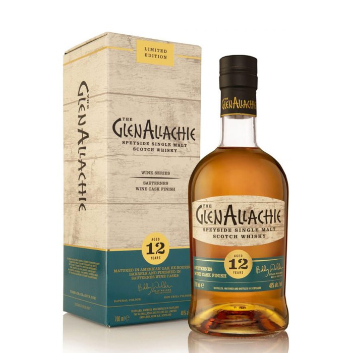 GlenAllachie 12 Year Old Sauternes Wine Cask Finish