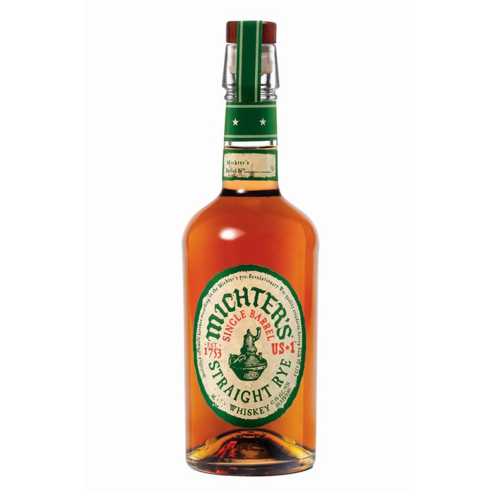 Michters Straight Rye Single Barrel