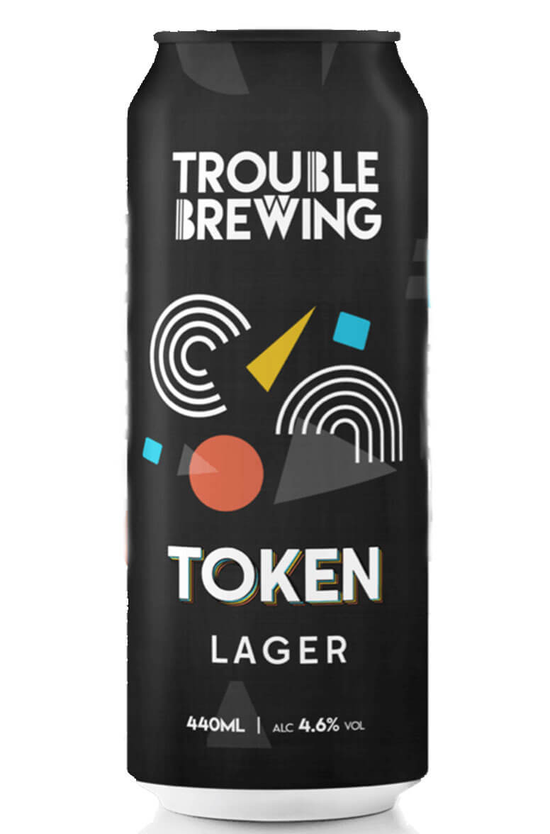 Trouble Brewing Token Lager 44cl Can