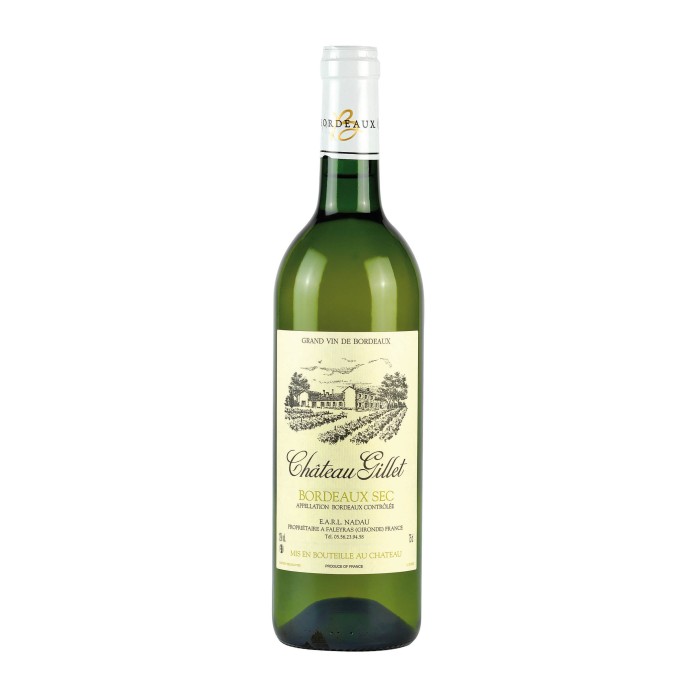 Chateau Gillet Bordeaux Blanc 