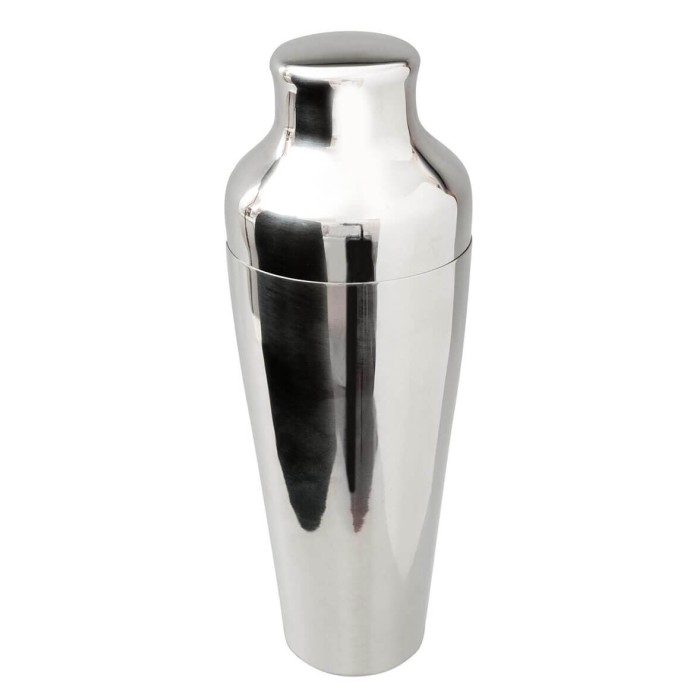 Cocktail Shaker 550ml Art Deco Stainless Steel (3337)