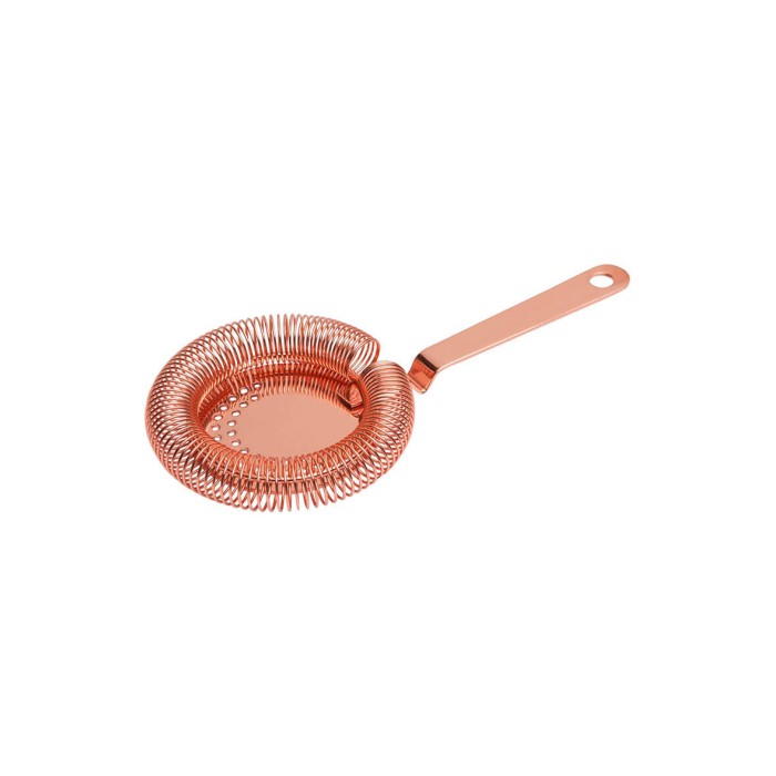 Round Copper Cocktail Strainer (3362)