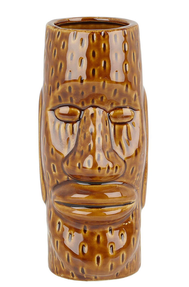 Ceramic Easter Island Tiki Mug 450ml