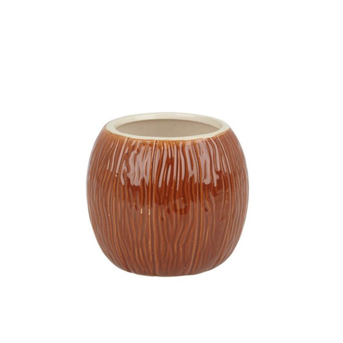 Ceramic Coconut Tiki Mug (3406)