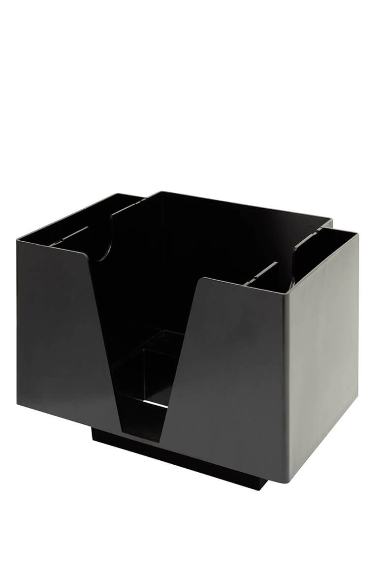 Three Part Bar Organiser Black (3473)