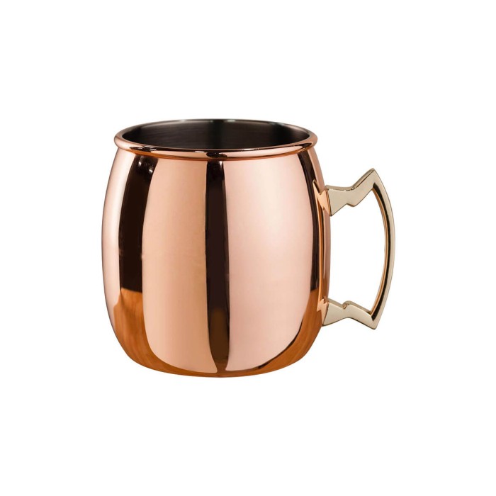 Moscow Mule Mug Curved Copper 500ml (3667)