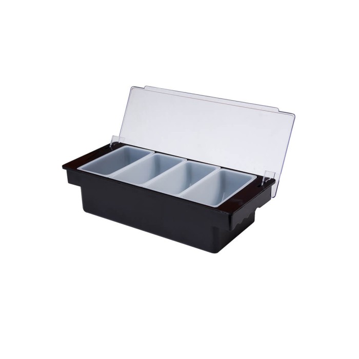 Plastic Condiment Holder- 4 Part (3765)