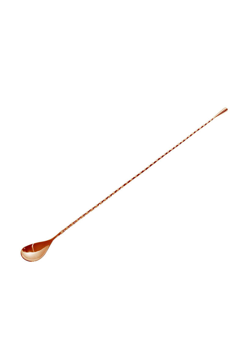Collinson Cocktail Spoon 450mm Copper Plated (3678)