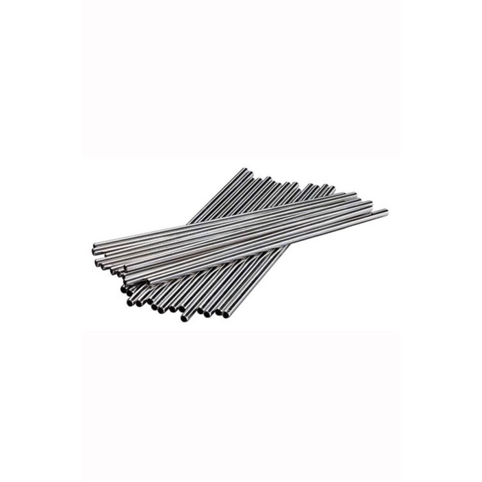 Metal Straws 8.5 Inch Pack 25 (3869)