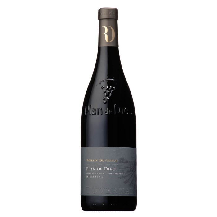Romain Duvernay Cotes du Rhone Villages Plan de Dieu 