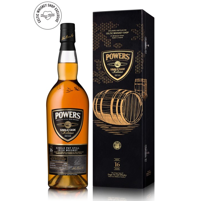 Powers 16 Year Old Single Cask Single Pot Still