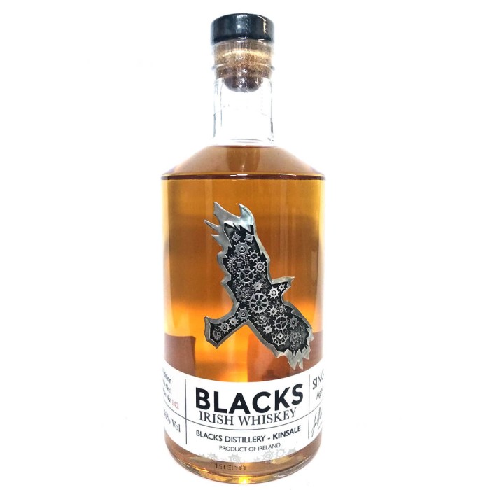 Blacks of Kinsale 12 Year Old Irish Whiskey