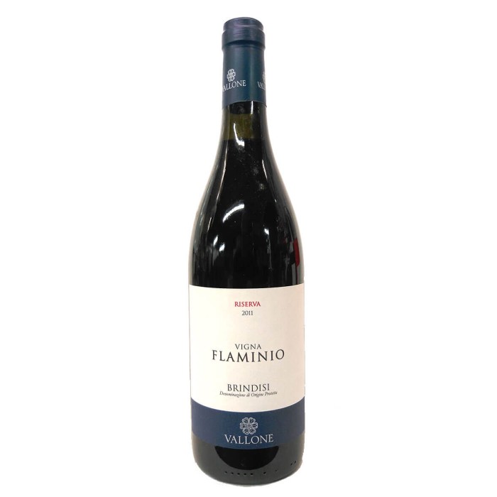 Agricole Vallone Vigna Flaminio Brindisi Riserva