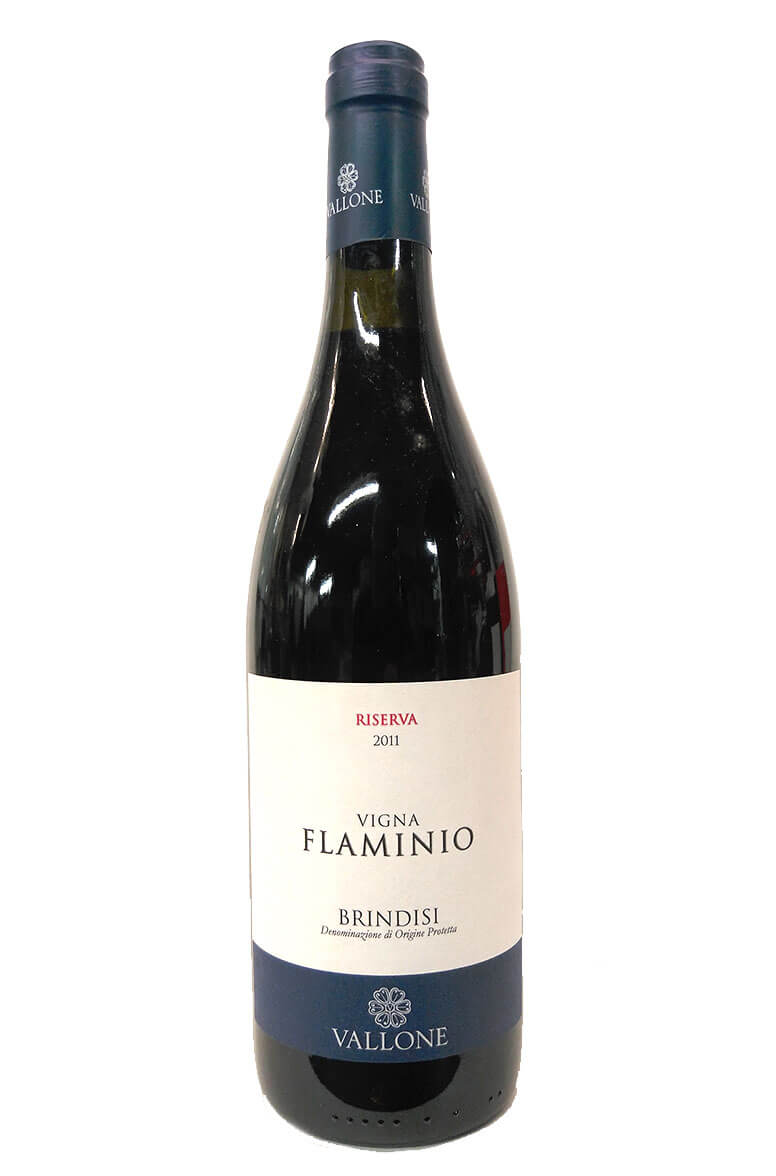Agricole Vallone Vigna Flaminio Brindisi Riserva