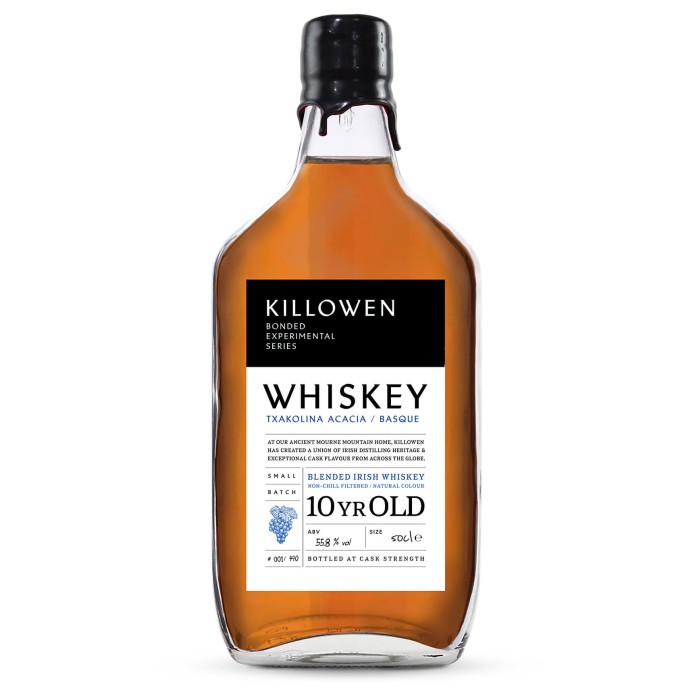 Killowen Small Batch Experimental Bond Series Whiskey - Txacolina Acacia Cask