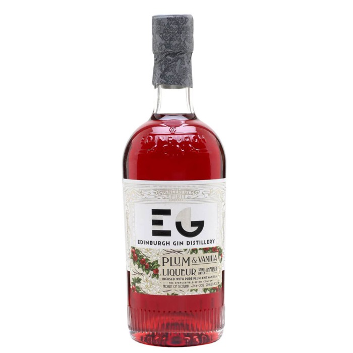 Edinburgh Plum and Vanilla Gin Liqueur