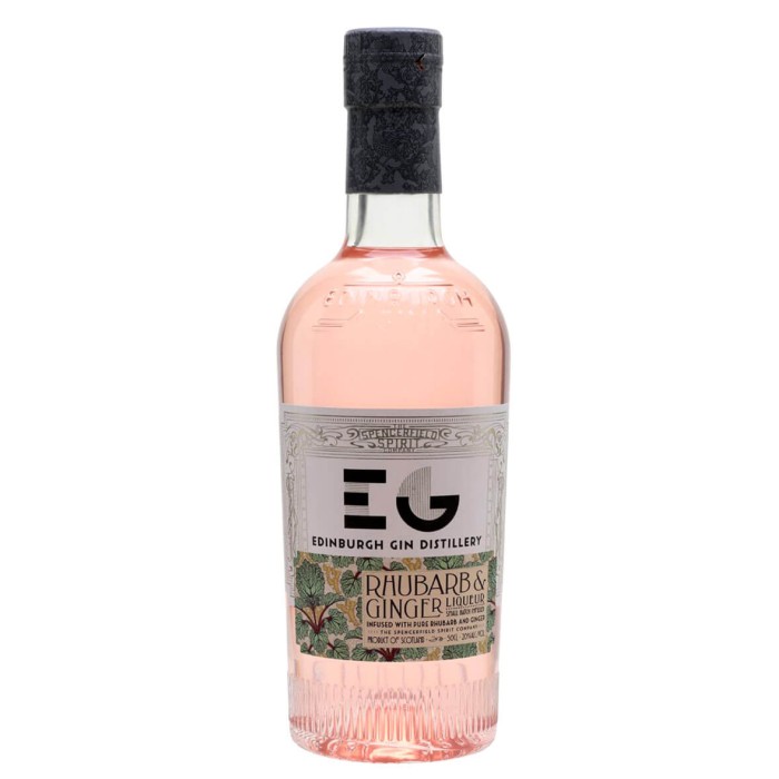 Edinburgh Rhubarb and Ginger Gin Liqueur