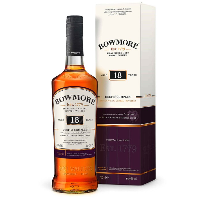 Bowmore 18 Year Old Deep and Complex