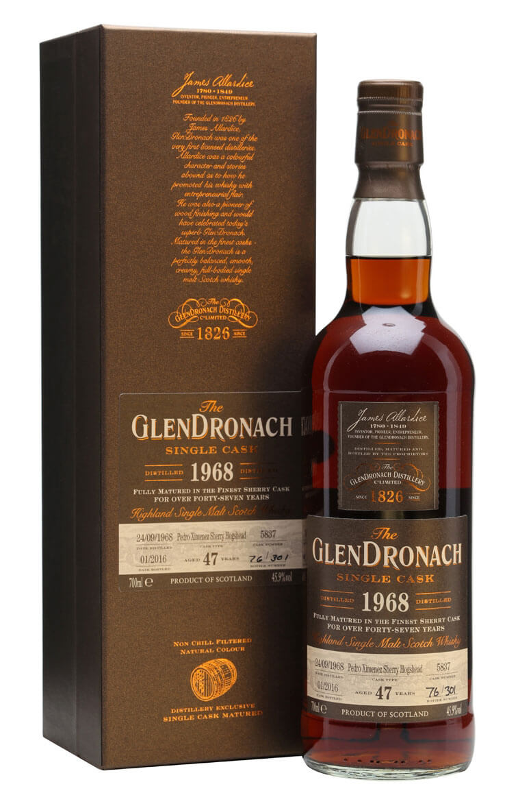 Glendronach 1968 47 Year Old Cask 5837