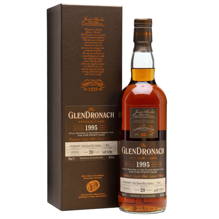 Glendronach 1995 20 Year Old Cask 3047