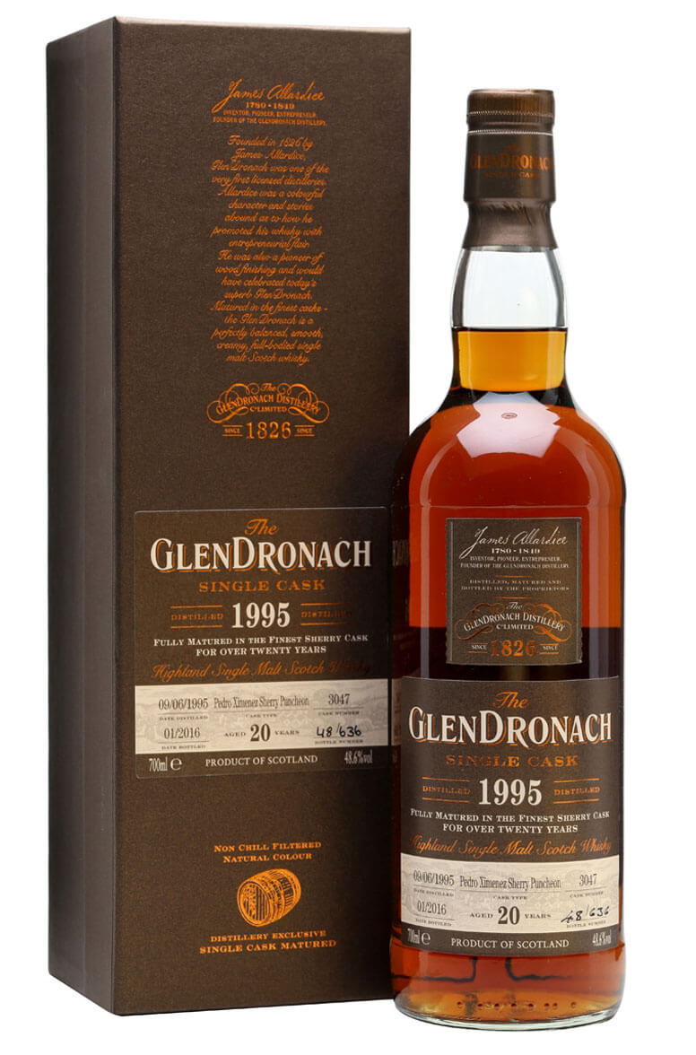 Glendronach 1995 20 Year Old Cask 3047