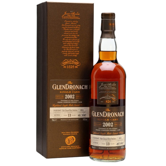Glendronach 2002 13 Year Old Cask 4651