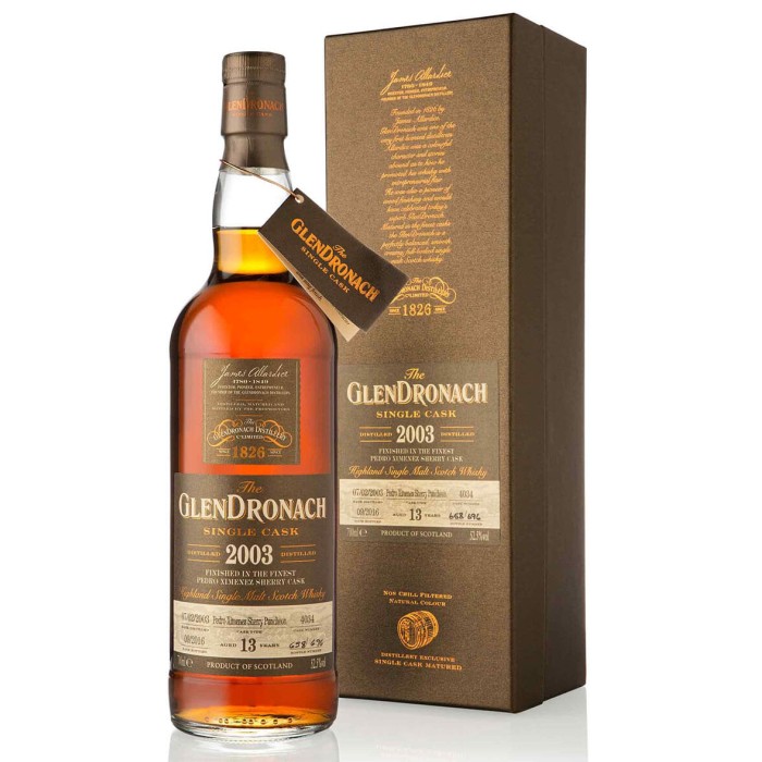 Glendronach 2003 13 Year Old #4034 Batch 14