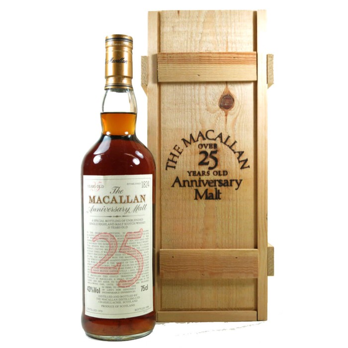Macallan 25 Year Old 1970