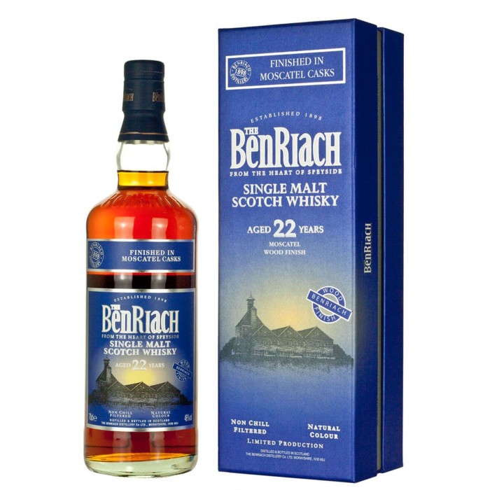 Benriach 22 Year Old Moscatel Finish