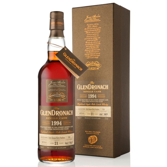Glendronach 1994 21 Year Old #339 Batch 14