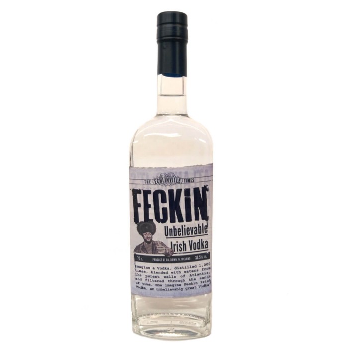 Feckin Unbelievable Irish Vodka