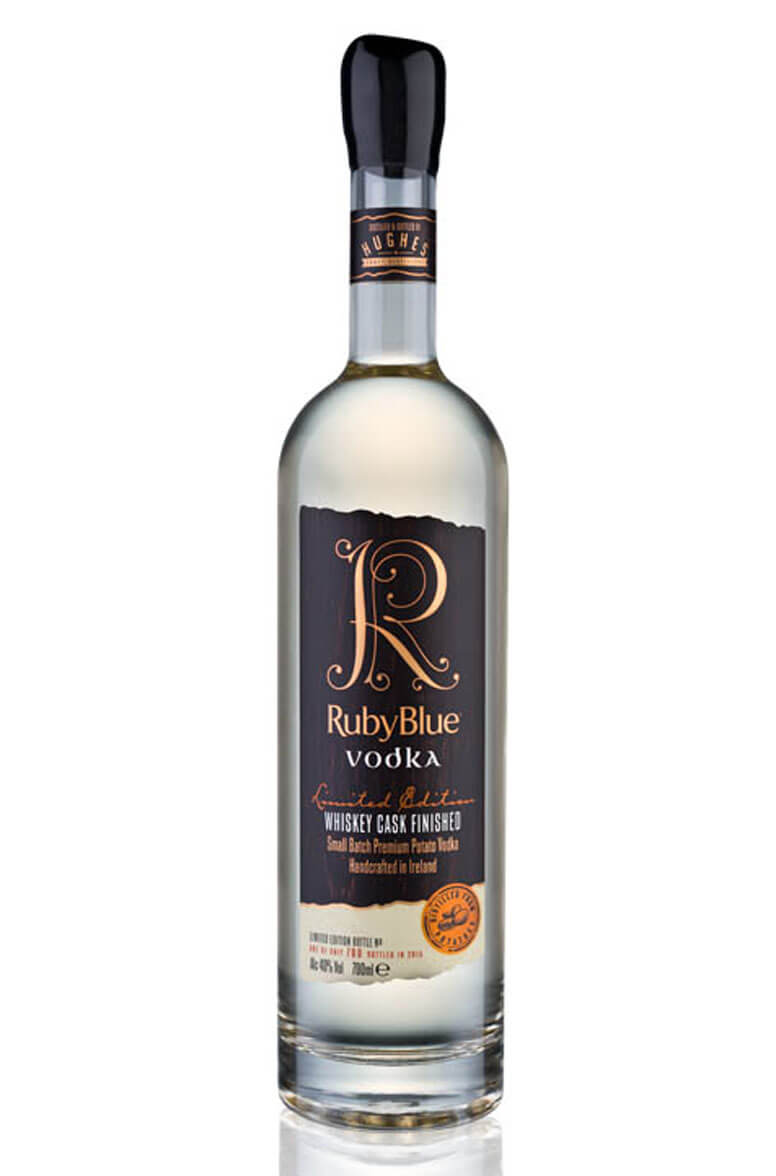 Ruby Blue Whiskey Barrel Aged Vodka