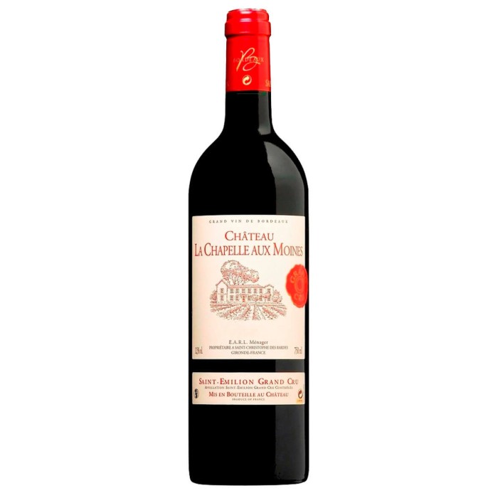 Chateau La Chapelle Aux Moines, Saint Emilion Grand Cru 