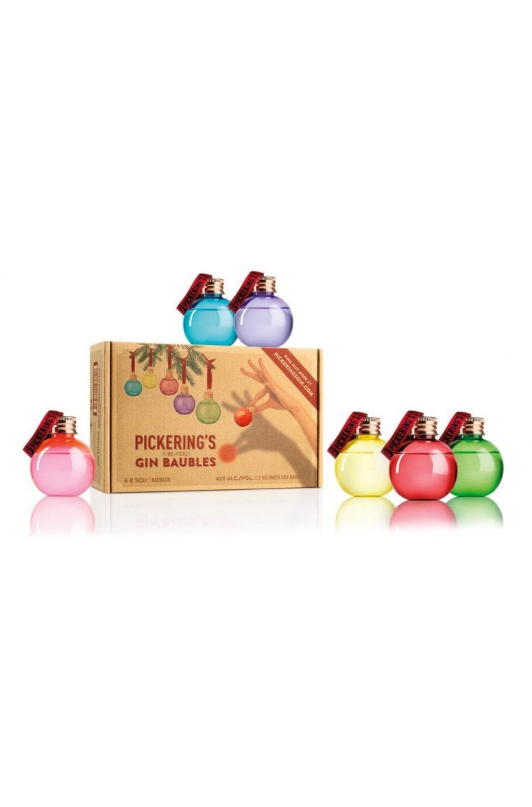 Pickerings Gin Baubles 6 Pack