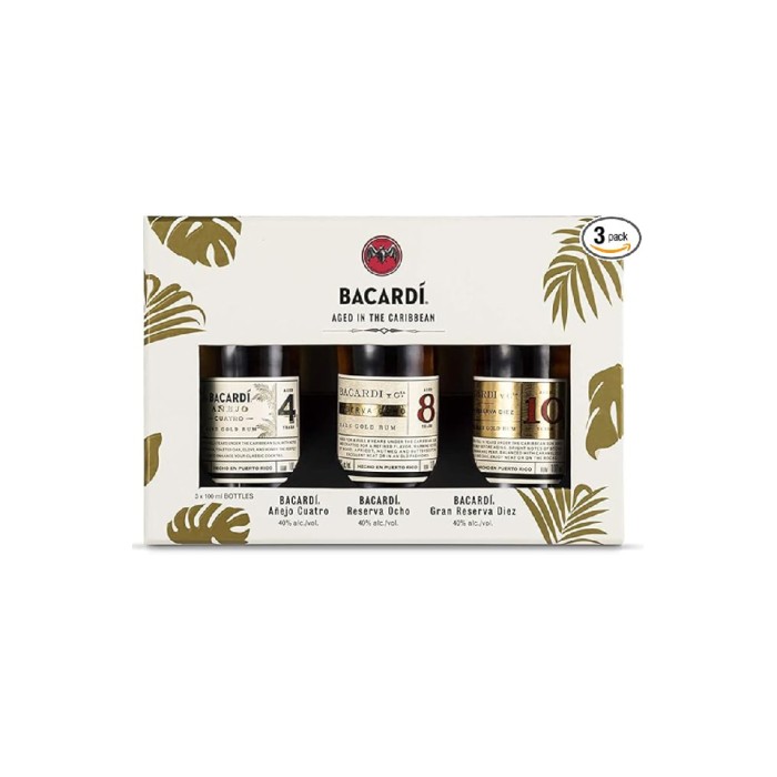 Bacardi Discover Gift Pack 3 X 10cl