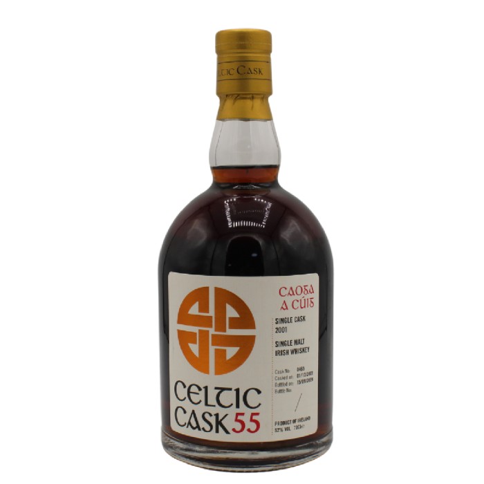 Celtic Cask Caoga a Cúig (55) 2001 Double Distilled Single Malt