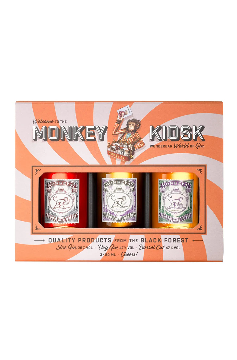 Monkey 47 Kiosk Gin Gift Set 3 X 5cl