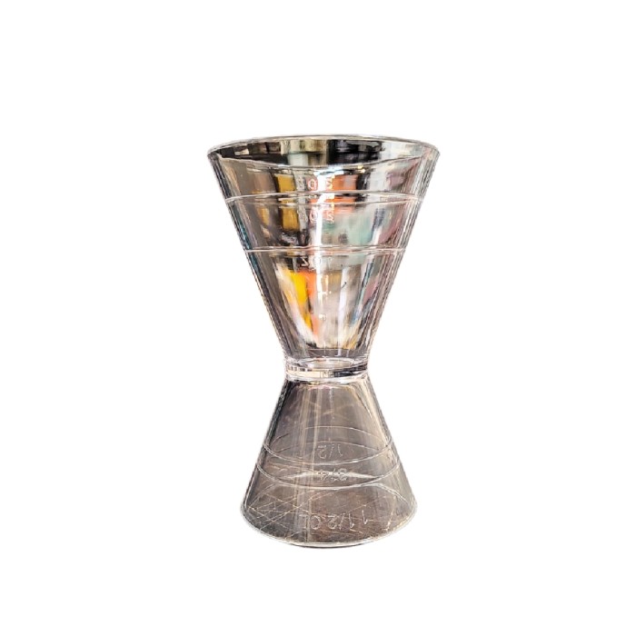 Plastic Db End Jigger 3oz/1.5oz Barconic