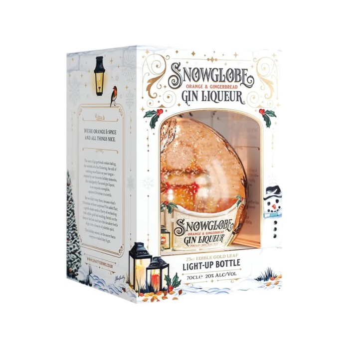 Snow Globe Orange & Gingerbread Liqueur