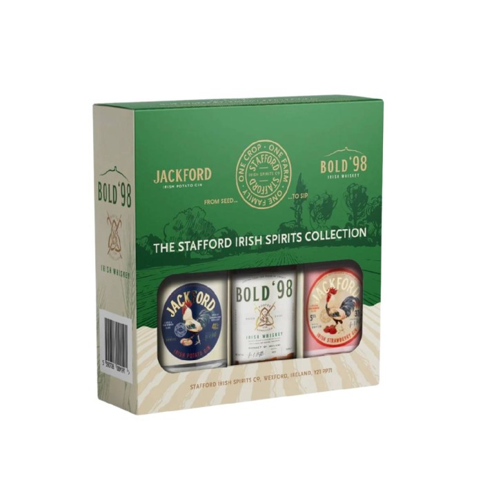 Stafford Irish Spirits Co - Family Collection Gift Pack 3x5cl