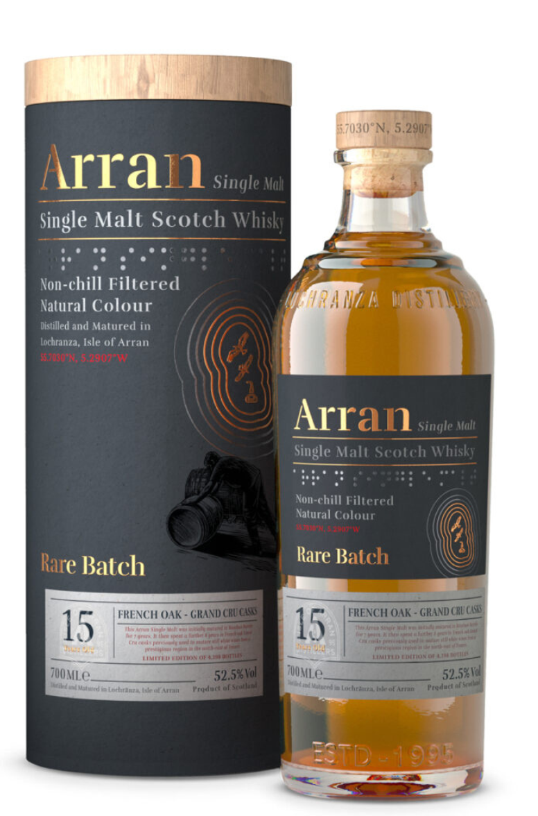 Arran 15 Year old Rare Batch French Oak Grand Cru