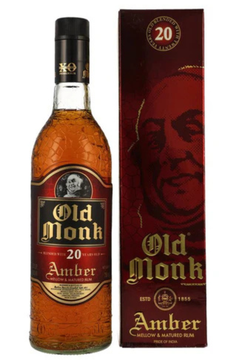 Old Monk Amber Mellow 20 Year Old Blended Rum