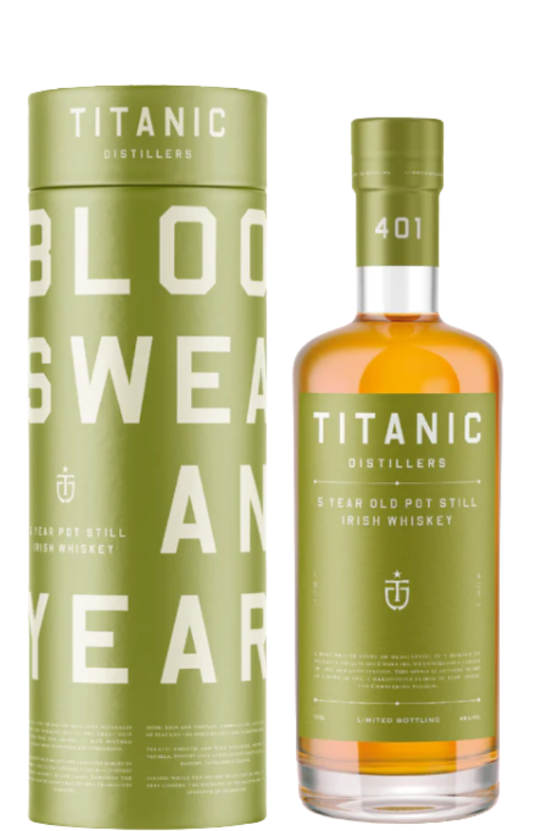 Titanic Distillers 5 Year Old Pot Still Irish Whiskey